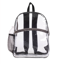 Load image into Gallery viewer, K-Cliffs 15.5" Clear School Backpack See Through Elementary-Adult  Daypack