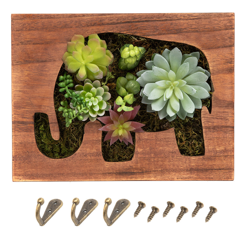 faux succulent wall planter K-Cliffs