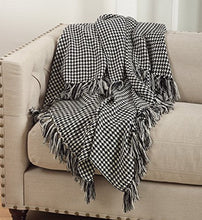 Load image into Gallery viewer, K-Cliffs Classic Color Plaid Pattern Tassel Trim Throw Blanket 50 x 60 Inch