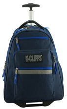 Load image into Gallery viewer, K-Cliffs Rolling Backpack School Backpacks with Wheels & Multiple Pockets