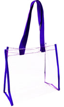 Load image into Gallery viewer, K-Cliffs 12&quot; Clear Unisex Tote Stadium Approved See Through Tote Bag,