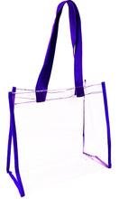 Load image into Gallery viewer, K-Cliffs 12" Clear Unisex Tote Stadium Approved See Through Tote Bag,