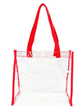 Load image into Gallery viewer, K-Cliffs 12" Clear Unisex Tote Stadium Approved See Through Tote Bag,
