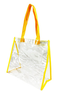 K-Cliffs 12" Clear Unisex Tote Stadium Approved See Through Tote Bag,