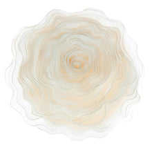 Load image into Gallery viewer, Round 16" Ruffled Rose Decorative Throw Pillow  Flower Shape Chiffon Couch Bed Sofa Cushion Cover