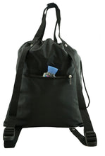 Load image into Gallery viewer, K-Cliffs 18" 2-in-1 Unisex Drawstring Backpack & Convertible Tote Bag |