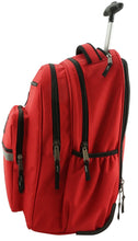 Load image into Gallery viewer, Rolling Backpack School Backpacks with Wheels Deluxe Trolley Book Bag Multiple Pockets - k-cliffs