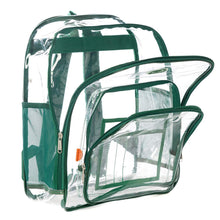 Load image into Gallery viewer, Heavy Duty Clear Backpack See Through PVC Stadium Security Transparent Workbag - k-cliffs