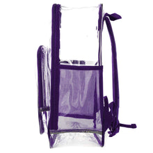 Load image into Gallery viewer, Heavy Duty Clear Backpack See Through PVC Stadium Security Transparent Workbag - k-cliffs