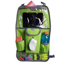 Load image into Gallery viewer, Car Backseat Organizer Kick Mat With Ipad Tablet Holder & Napkin Dispenser Pocket - k-cliffs