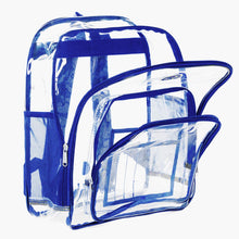 Load image into Gallery viewer, Heavy Duty Clear Backpack See Through PVC Stadium Security Transparent Workbag - k-cliffs