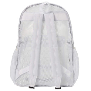 Mesh Backpack Heavy Duty Student Bookbag Quality Simple Classic School Book Bag - k-cliffs