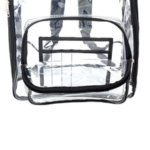 Load image into Gallery viewer, Heavy Duty Clear Backpack See Through PVC Stadium Security Transparent Workbag - k-cliffs