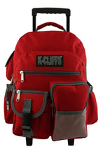 Load image into Gallery viewer, Deluxe Wheeled Rolling Backpack for School with Premium Sturdy Wheels - k-cliffs