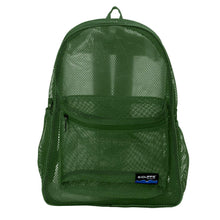 Load image into Gallery viewer, Mesh Backpack Heavy Duty Student Bookbag Quality Simple Classic School Book Bag - k-cliffs
