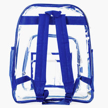Load image into Gallery viewer, Heavy Duty Clear Backpack See Through PVC Stadium Security Transparent Workbag - k-cliffs