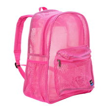 Load image into Gallery viewer, Mesh Backpack Heavy Duty Student Bookbag Quality Simple Classic School Book Bag - k-cliffs