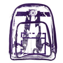 Load image into Gallery viewer, Heavy Duty Clear Backpack See Through PVC Stadium Security Transparent Workbag - k-cliffs