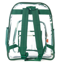 Load image into Gallery viewer, Heavy Duty Clear Backpack See Through PVC Stadium Security Transparent Workbag - k-cliffs
