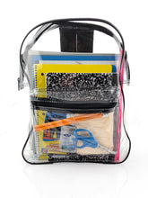 Load image into Gallery viewer, K-Cliffs 15.5" Clear School Backpack See Through Elementary-Adult  Daypack