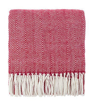 Load image into Gallery viewer, K-Cliffs - Herringbone Color Fringed Throw Blanket - 50"W x 60"L
