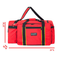 Load image into Gallery viewer, Firefighter Rescue Duffel Fireman Paramedic Medical Bags Turnout Gear Travel Bag