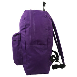 K-Cliffs Classic 16" Unisex School Backpack, Simple Everyday Daypack