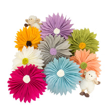 Load image into Gallery viewer, K-Cliffs 13" Round 3D Flower Decorative Throw Pillow