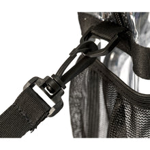 Load image into Gallery viewer, K-Cliffs 12" Unisex Clear PVC Heavy Duty Messenger Tote Stadium Approved  Shoulder Handbag