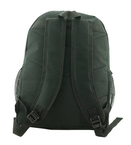 K-Cliffs Classic Large 17.5" Unisex School-College Backpack w/Adjustable Padded Straps