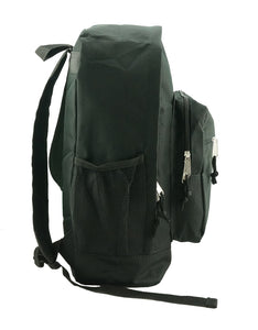 K-Cliffs Classic Large 17.5" Unisex School-College Backpack w/Adjustable Padded Straps