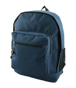 Classic Large 17.5" School Backpack with Adjustable Padded Straps-CS 24PCS