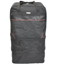 Load image into Gallery viewer, K-Cliffs Multi Tiered Collapsible Expandable Wheeled Travel Cargo Bag w/Zippered Pockets