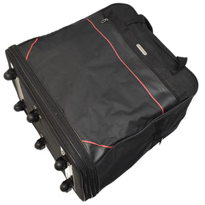 K-Cliffs Multi Tiered Collapsible Expandable Wheeled Travel Cargo Bag w/Zippered Pockets