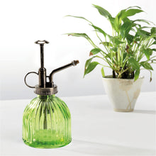 Load image into Gallery viewer, K-Cliffs Glass Plant Mister Water Spray Bottle Vintage Style Clear Sprayer Top Pump One Hand Watering Can Indoor Flowers Transparent Spritzer