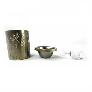 K-Cliffs Vintage Tribal Navaho Chinle Pattern Chrome Plug-in Fragrance Warmer