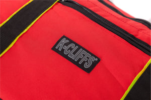K-Cliffs Rolling Firefighter Duffel Heavy Duty Rescue Equipment Travel Turnout Gear Bag With Wheels for Firemen Paramedic Fire Fighters