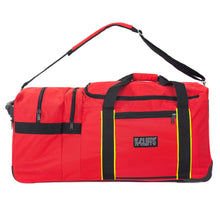 Load image into Gallery viewer, K-Cliffs Rolling Firefighter Duffel Heavy Duty Rescue Equipment Travel Turnout Gear Bag With Wheels for Firemen Paramedic Fire Fighters