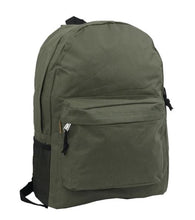 Load image into Gallery viewer, K-Cliffs 18&quot; Classic School Backpack w/Padded Shoulder Straps and Side Pocket