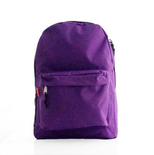 Load image into Gallery viewer, K-Cliffs 18&quot; Classic School Backpack w/Padded Shoulder Straps and Side Pocket