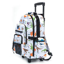 Load image into Gallery viewer, K-Cliffs Deluxe Wheeled Rolling School Backpack Sturdy Wheels