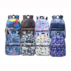 K-Cliffs 18" Printed Pattern School Bookbag, Travel Daypack for laptops & Tablets
