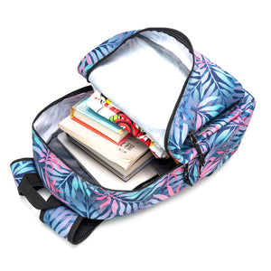 K-Cliffs 18" Printed Backpack Simple Pattern Bookbag, Travel Daypack for laptop & Tablet