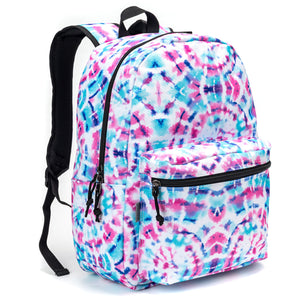 K-Cliffs 18" Printed Pattern School Bookbag, Travel Daypack for laptops & Tablets
