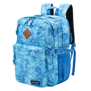 K-Cliffs  Large Multi-Compartment Backpack w/ Laptop Sleeve, Bottle Holder, and Padded Straps -20Pcs