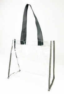 K-Cliffs 12" Clear Unisex Tote Stadium Approved See Through Tote Bag,