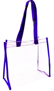 K-Cliffs 12" Clear Unisex Tote Stadium Approved See Through Tote Bag,