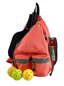 K-Cliffs 19" Sling Backpack Bright Color Body Bag  Reflective Daypack Bookbag