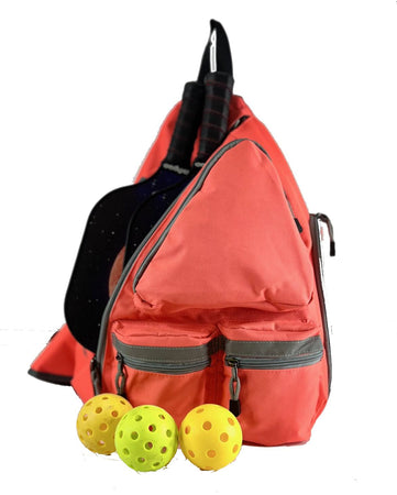 K-Cliffs 19" Sling Backpack Bright Color Body Bag  Reflective Daypack Bookbag