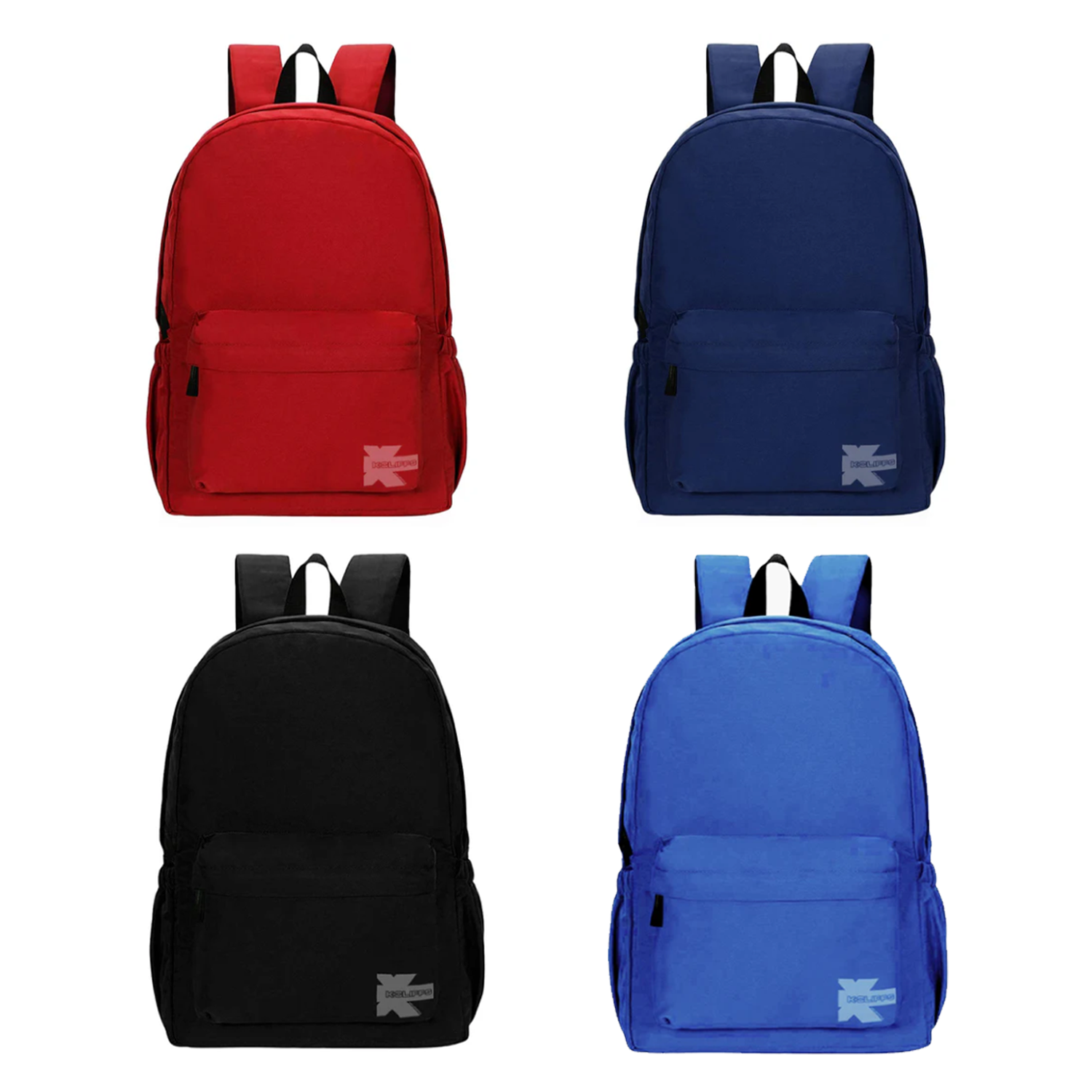 K Cliffs Basic 18 School Backpack Simple Student School Bag Lightweight Durable Daypack